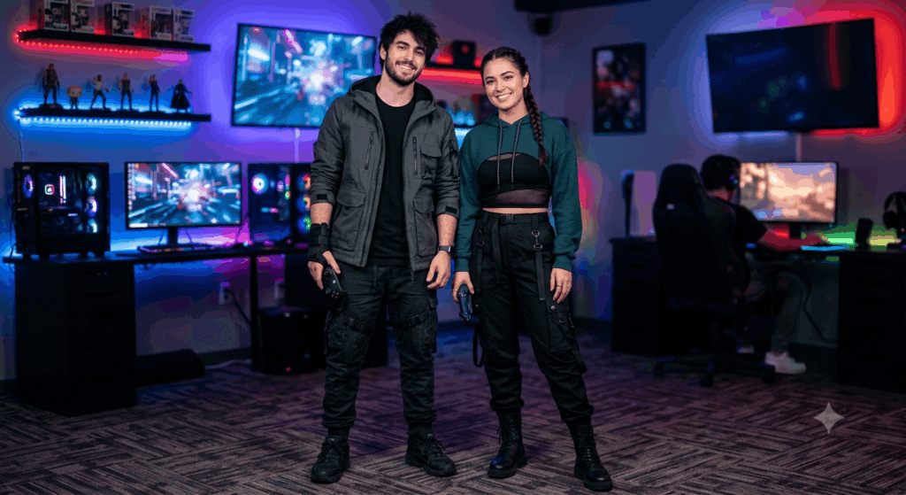 Coole Gamer Outfit Ideen für Männer und Frauen 2026