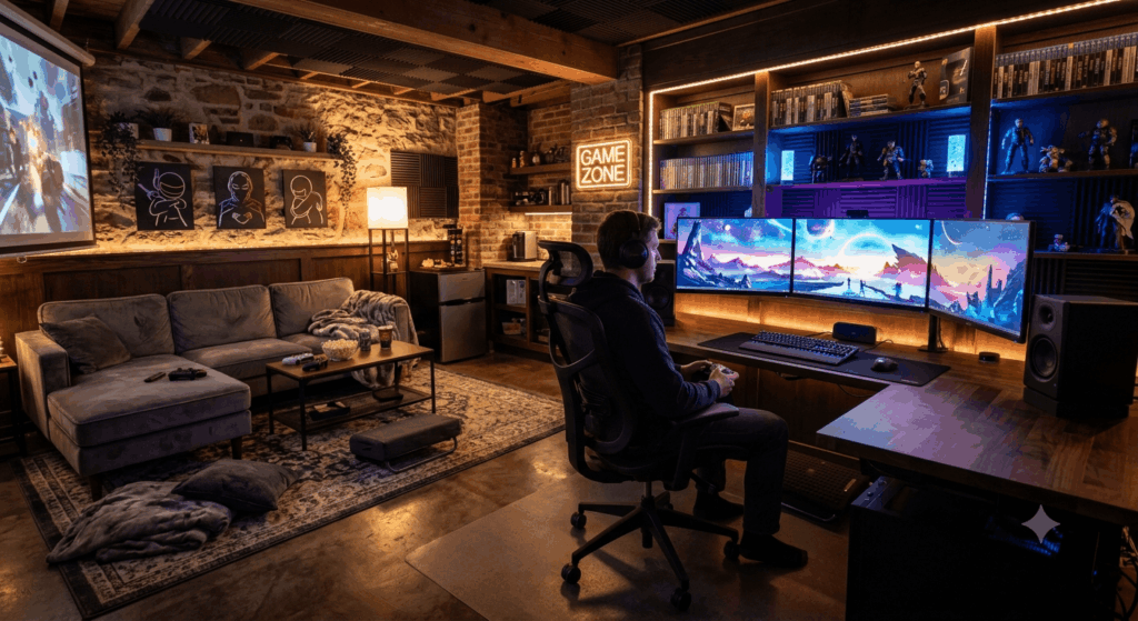 Gaming Keller Einrichtung Ideen 2026 So wird dein Keller zum perfekten Gaming-Raum