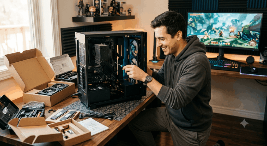 Selber bauen oder fertig kaufen Wann sich der DIY-Gaming-PC wirklich lohnt 2026